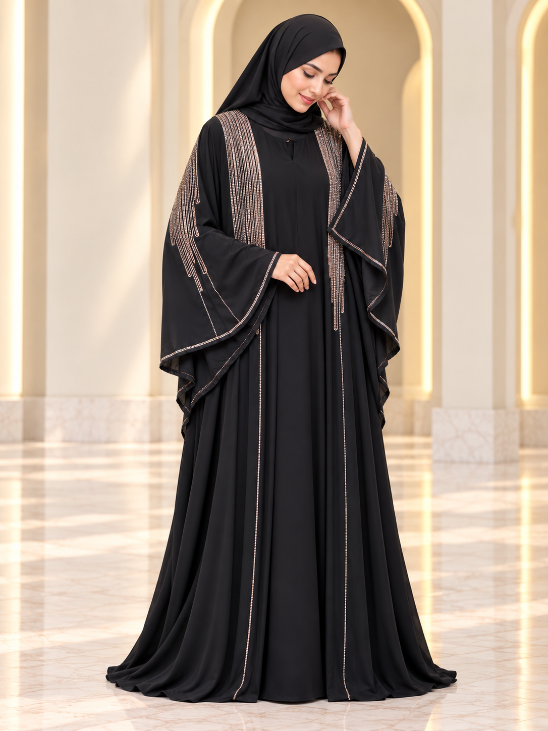 Premium Stone Embellished Abaya