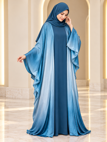 Premium Shaded Shrug Abaya
